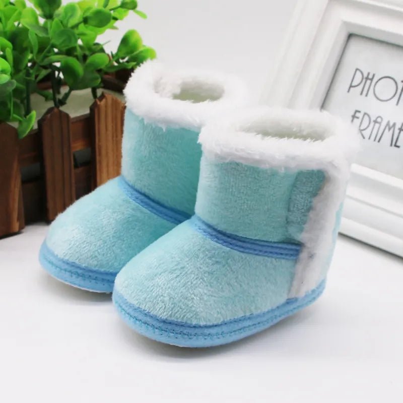 Bottines d'Intérieur Bébé - à Fermeture Latérale - Mon petit polaire